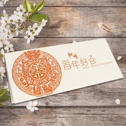 Chinese Wedding Card ( SPM86019B )
