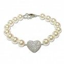 Adore White Swarovski Pearl Bracelet Crafted By Angie