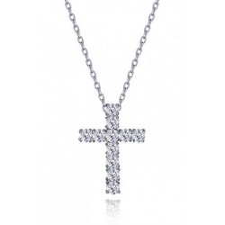 Kelvin Gems Holy Cross Pendant Necklace 