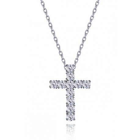 Kelvin Gems Holy Cross Pendant Necklace 