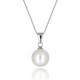 Lydia Shell Pearl Pendant Necklace Crafted by Angie