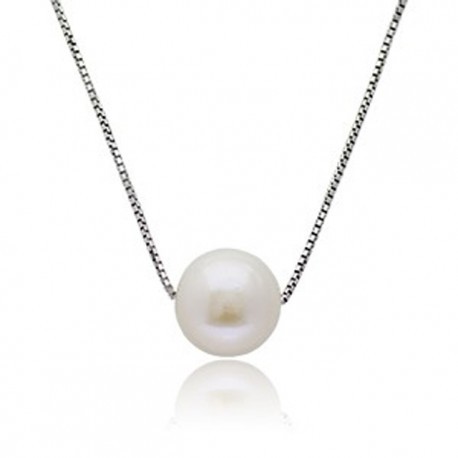 Classic Only You Fresh Water Pearl Pendant Necklace Crafted by Angie