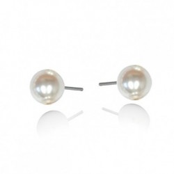 SWAROVSKI Pearl Stud Earrings Crafted by Angie