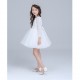 Elegant Long Sleeve Soft Top Flower Girl Dress
