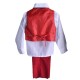 Luxury 5Pcs Little Boy/Man Coat Vest Set with Tie - RED
