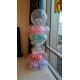 Clown Give Balloons 2 hour and 2 set 6ft 2 Color Balloon Pilar