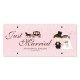 Just Married Personalized Printed Car Plate - Little Couple