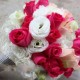 Summerpots Bridal Bouquet - Blushing Cherry