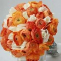 Summerpots Bridal Bouquet - Orange Sunset