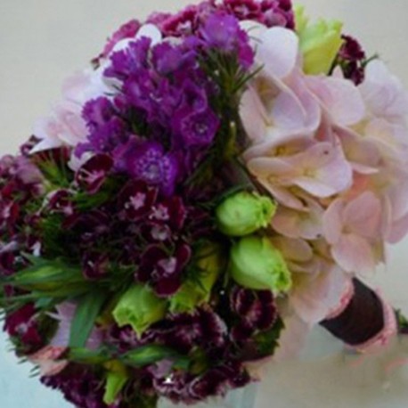 Summerpots Bridal Bouquet - Purple Romance