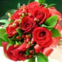 Summerpots Bridal Bouquet - Cranberry Classic