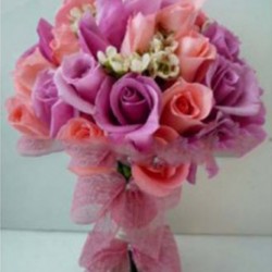 Summerpots Bridal Bouquet - Purple Bliss