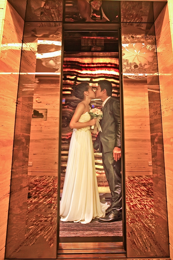 Kissing Moment ~ Wedding Photography