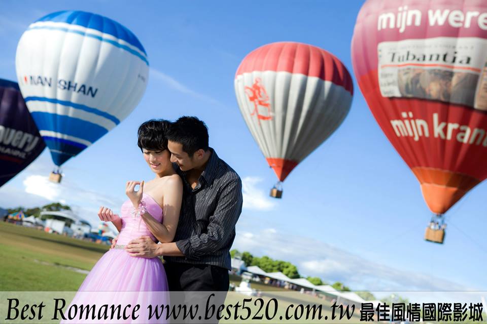 热气球婚纱摄影@台北，台湾