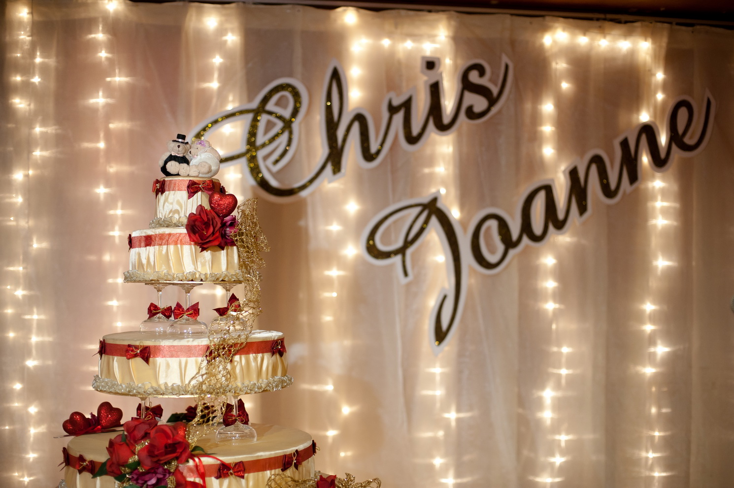 Chris & Joanne ~ Wedding Cakes