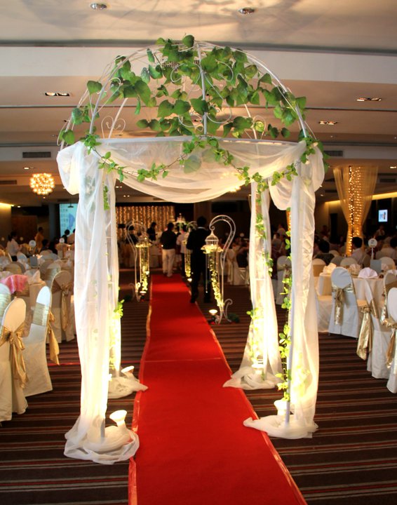 A Fairytale Wedding @ Noble Banquet - the aisle