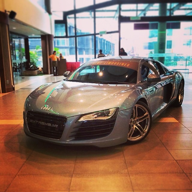 Audi R8 at KL Life Centre with Uber