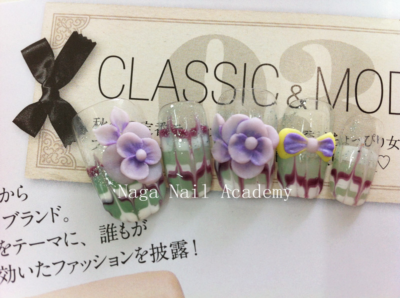 Japanese Wedding  Nail Art