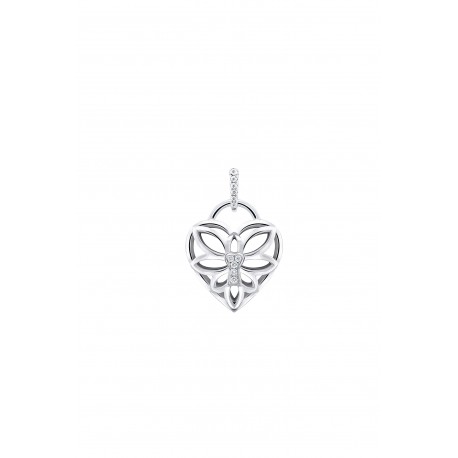 Elena White Gold Diamond Pendant