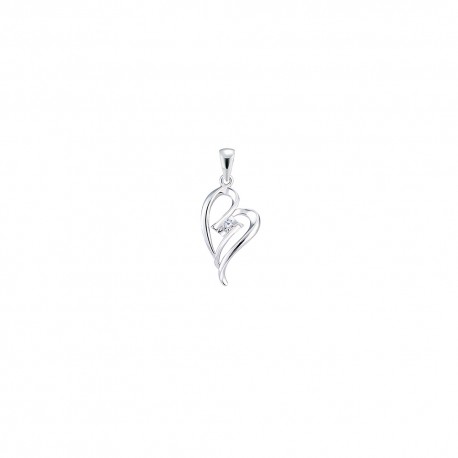 Olivia White Gold Diamond Pendant