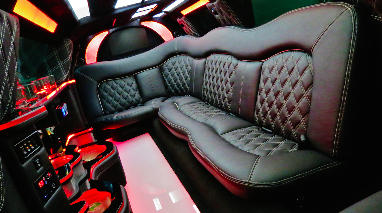 Interior Seats of the Limousine