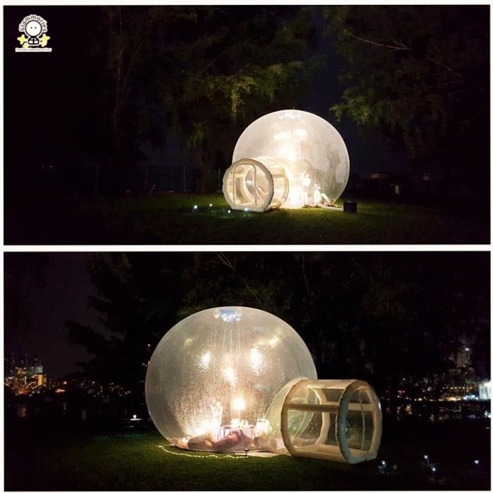 Bubble Love Hut surprise proposal