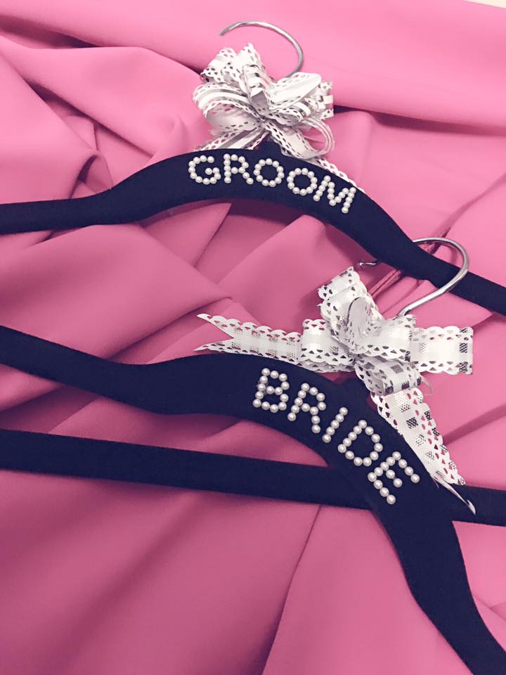 Personalised Bride and Groom Hanger