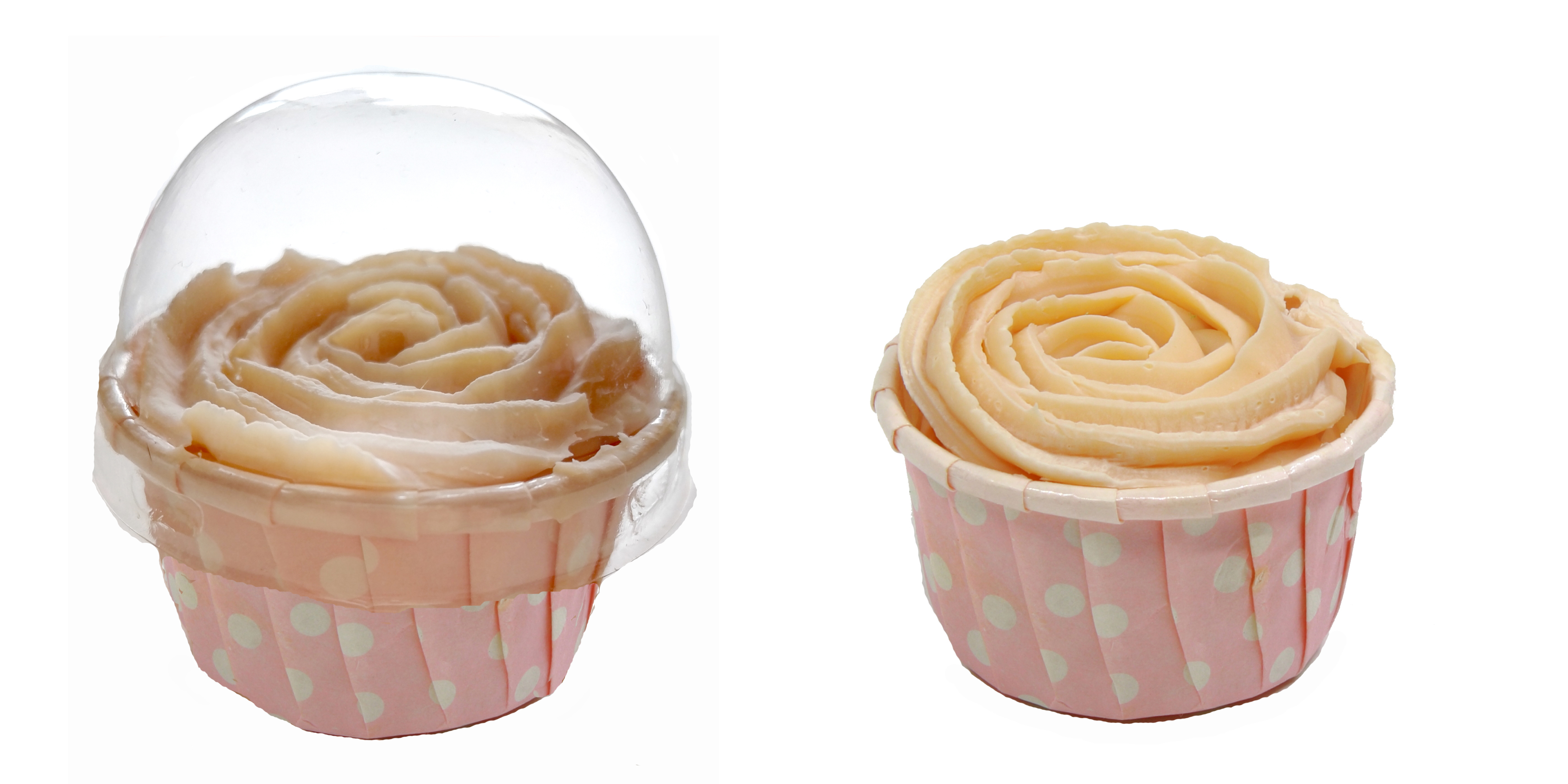 NLW-01 - 50g Cold Process “Rose Cupcake Design” Soap